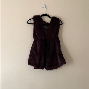 Dark purple vest